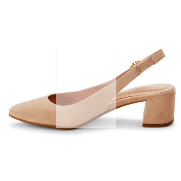 NWOT Cole Haan Women's The Go-To Slingback Pump, 45mm, Brush Suede, Size 10.5 - Picture 3 of 8